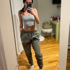 Dark Green Nike Sweatpants, Size Men’s Medium, Good Condition